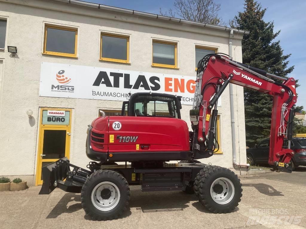Yanmar B 110 W Lastik tekerli ekskavatörler