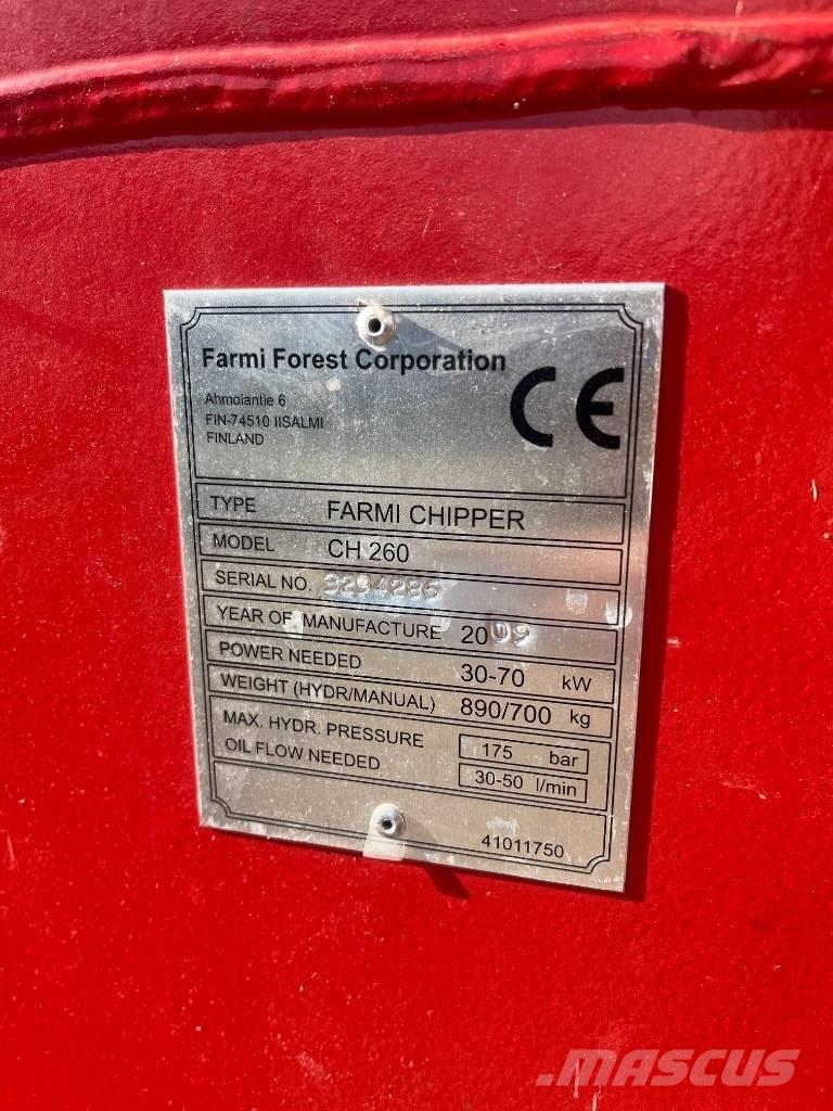 Farmi CH 260 Ağaç öğütücüler