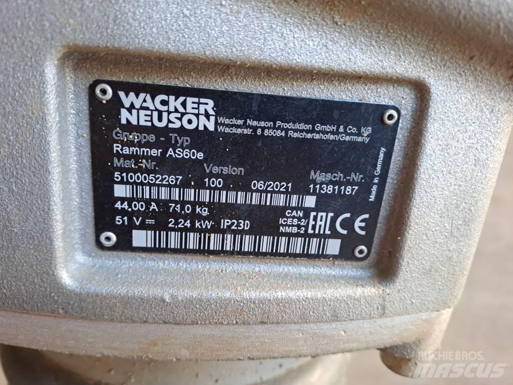 Wacker Neuson AS60e Sıkıştırma tokmakları