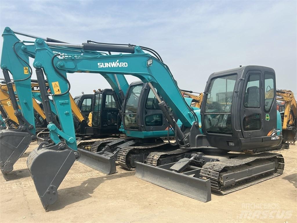 Sunward SWE70 Mini ekskavatörler, 7 tona dek