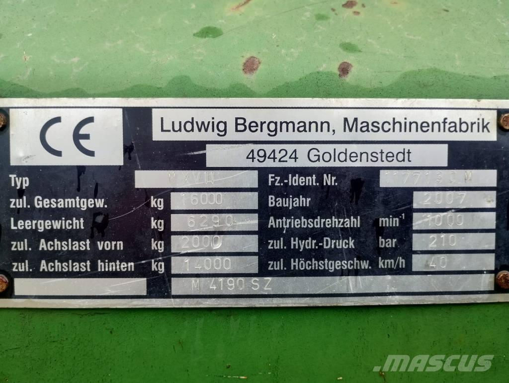 Bergmann M 4190 SZ Diger tarim makinalari