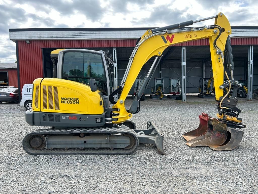 Wacker Neuson ET65 Mini ekskavatörler, 7 tona dek