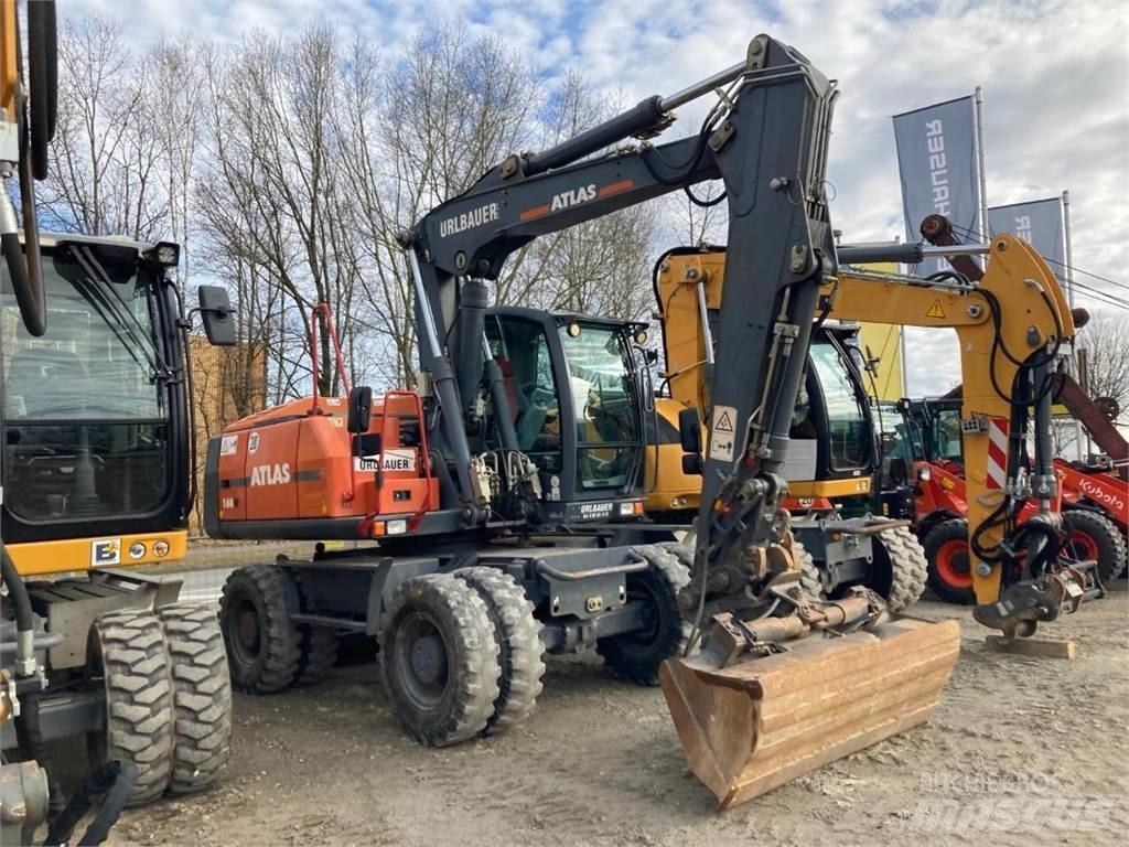 Atlas 160W Lastik tekerli ekskavatörler