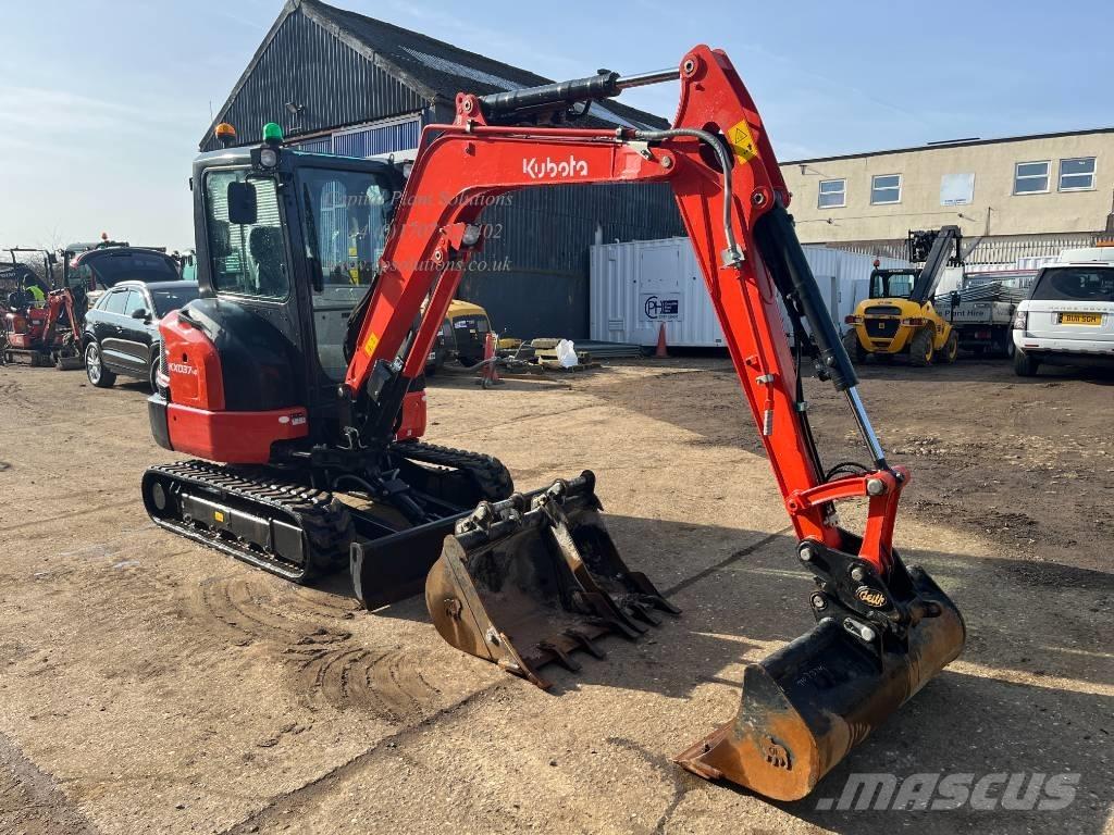 Kubota KX 037-4 Mini ekskavatörler, 7 tona dek