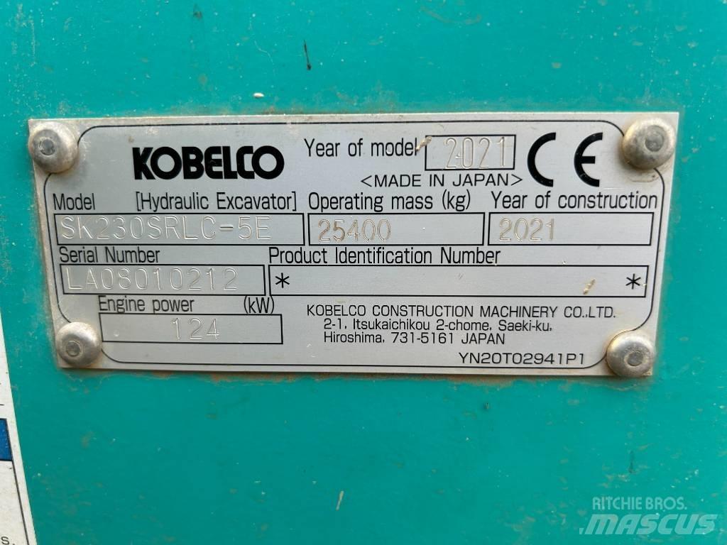 Kobelco SK 230 NLC-5 Paletli ekskavatörler