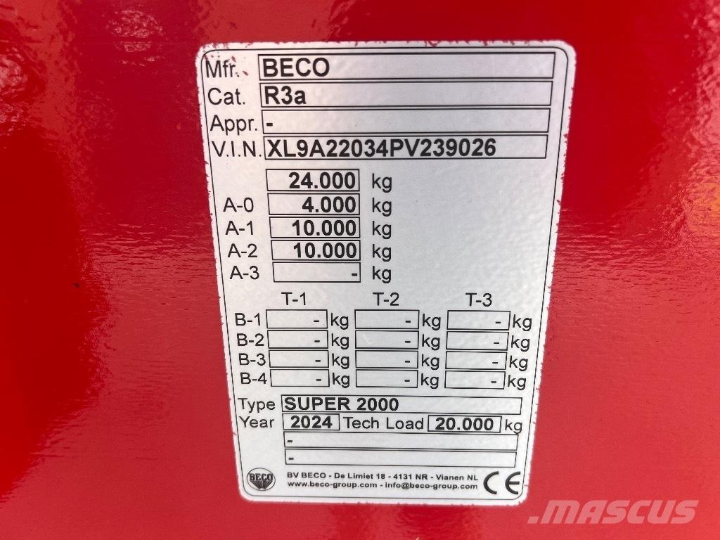 Beco Super 2000 Silo tankeri