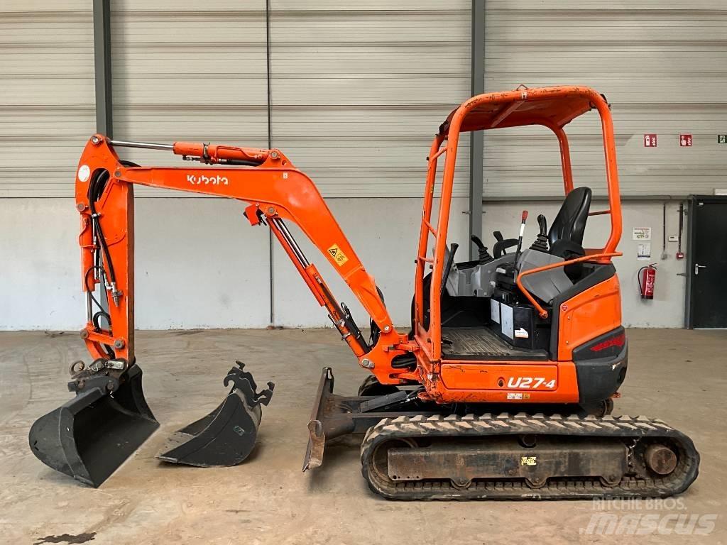 Kubota U 27-4 Mini ekskavatörler, 7 tona dek
