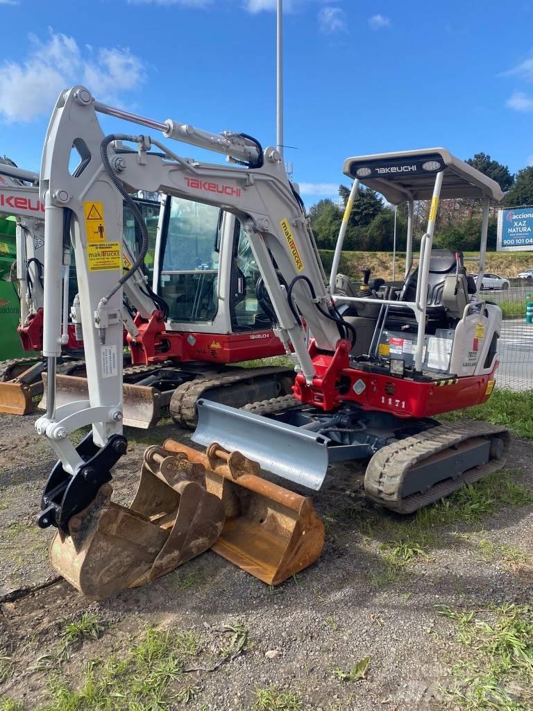 Takeuchi TB225 Mini ekskavatörler, 7 tona dek