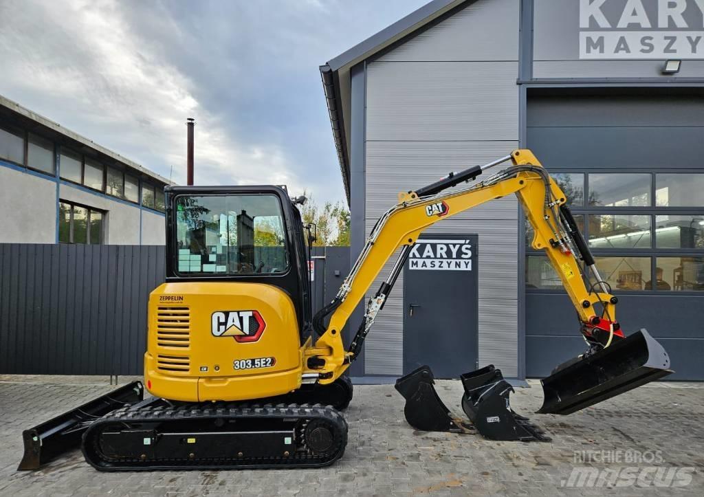 CAT 303.5 E CR Mini ekskavatörler, 7 tona dek
