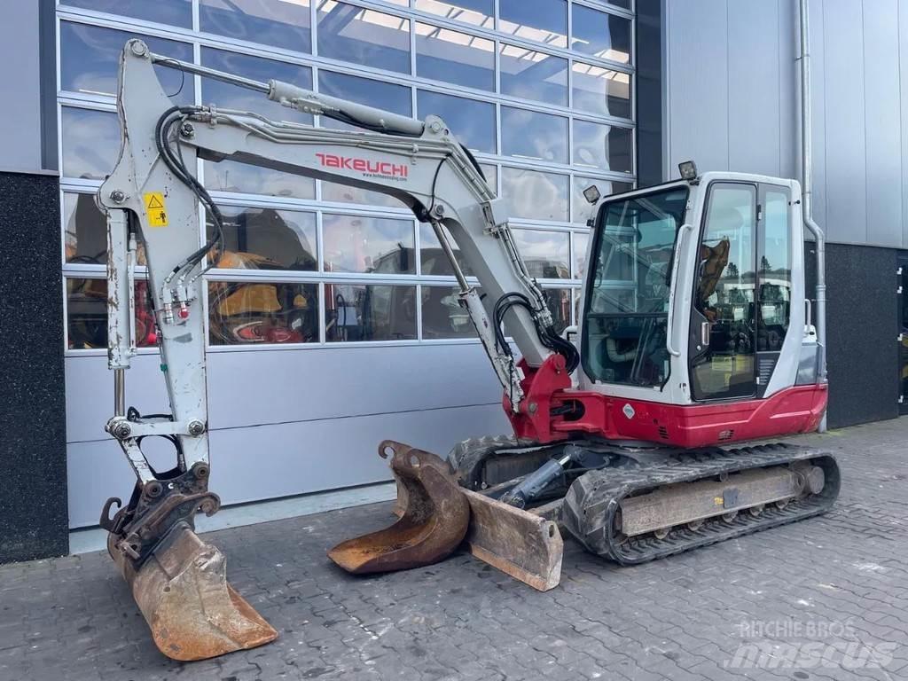 Takeuchi TB250 Mini ekskavatörler, 7 tona dek