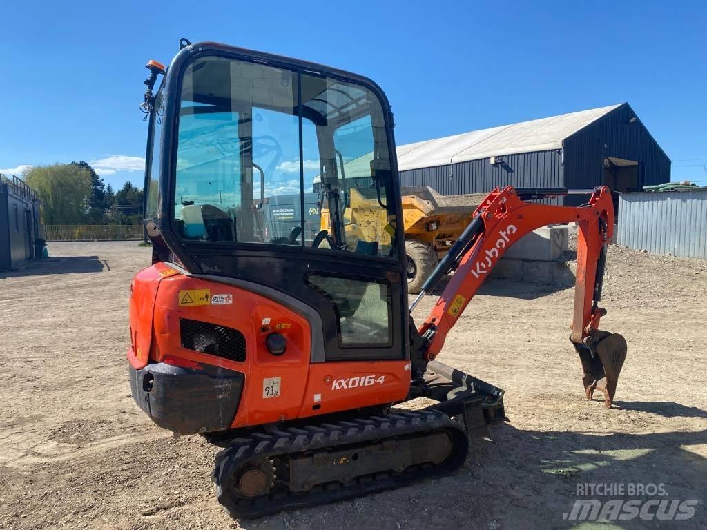Kubota KX 016-4 Mini ekskavatörler, 7 tona dek