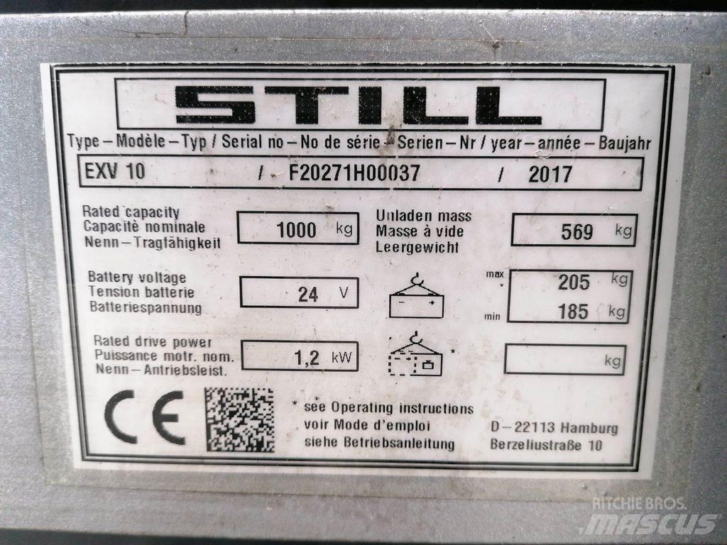 Still EXV10 Yaya kumandali istif makinasi