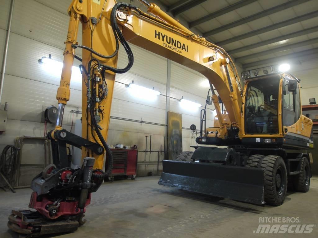Hyundai R 160 W-9A Lastik tekerli ekskavatörler