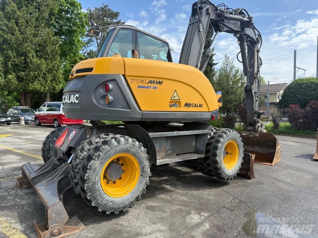 Mecalac 714 MW Lastik tekerli ekskavatörler