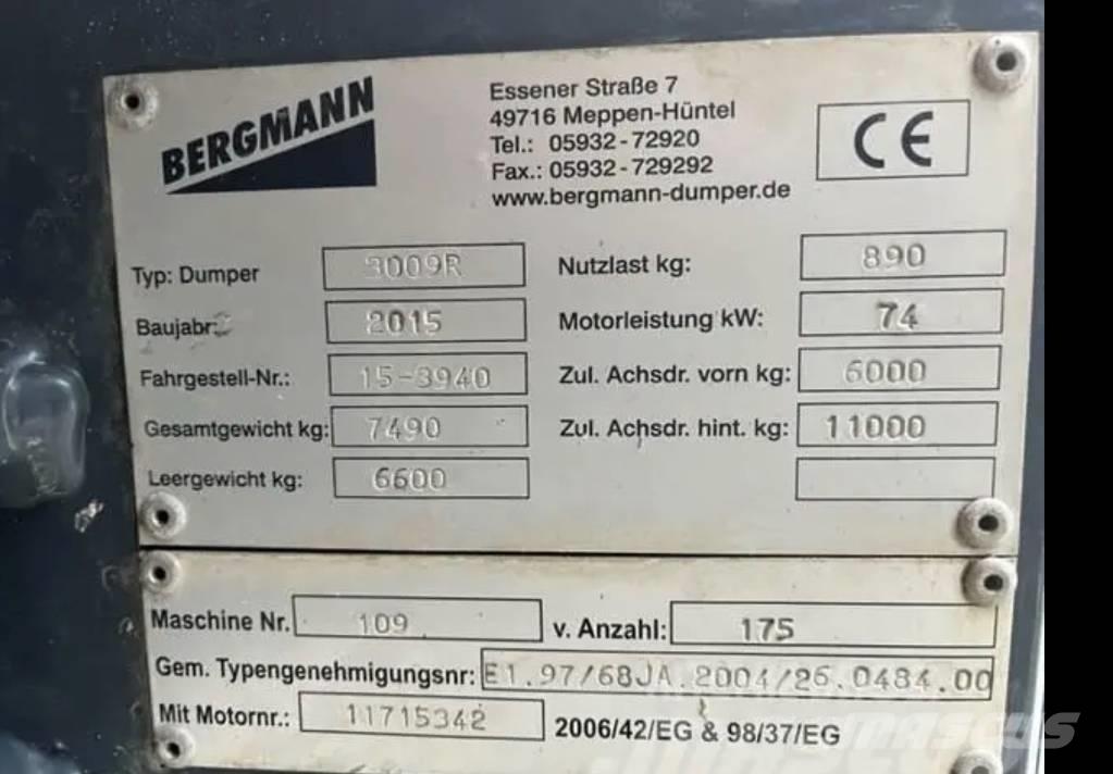 Bergmann Dumper Belden kirma kaya kamyonu