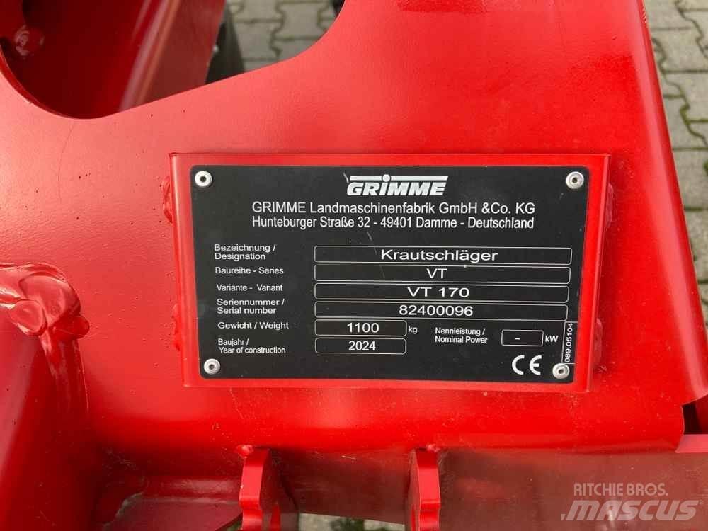 Grimme VT 170 Diger tarim makinalari