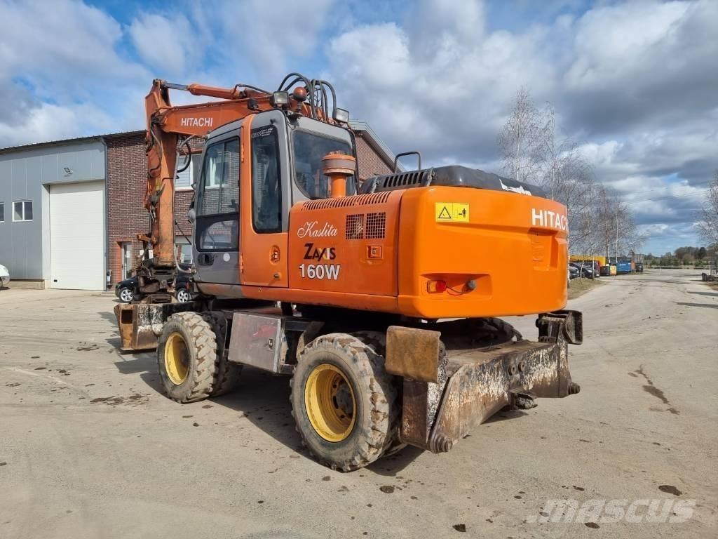 Hitachi ZX 160 W Lastik tekerli ekskavatörler