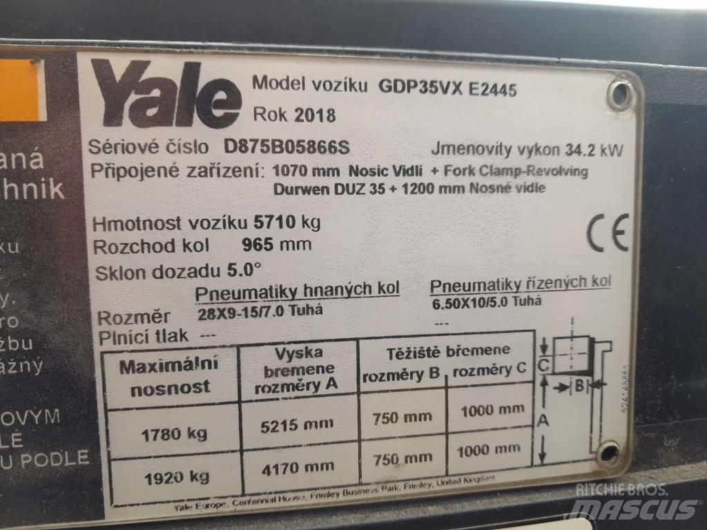Yale GDP35VX Dizel forkliftler
