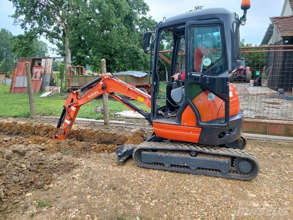 Kubota U20-3A Mini ekskavatörler, 7 tona dek