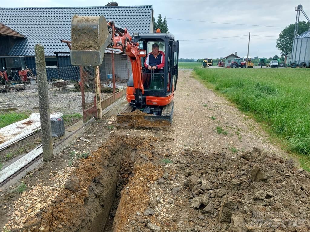 Kubota U20-3A Mini ekskavatörler, 7 tona dek