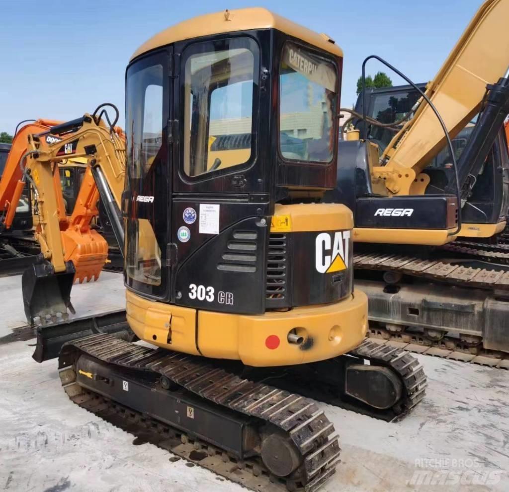 CAT 303 C CR Mini ekskavatörler, 7 tona dek