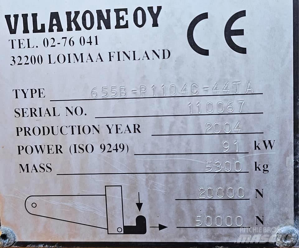 Wille 655b Lastik tekerli ekskavatörler