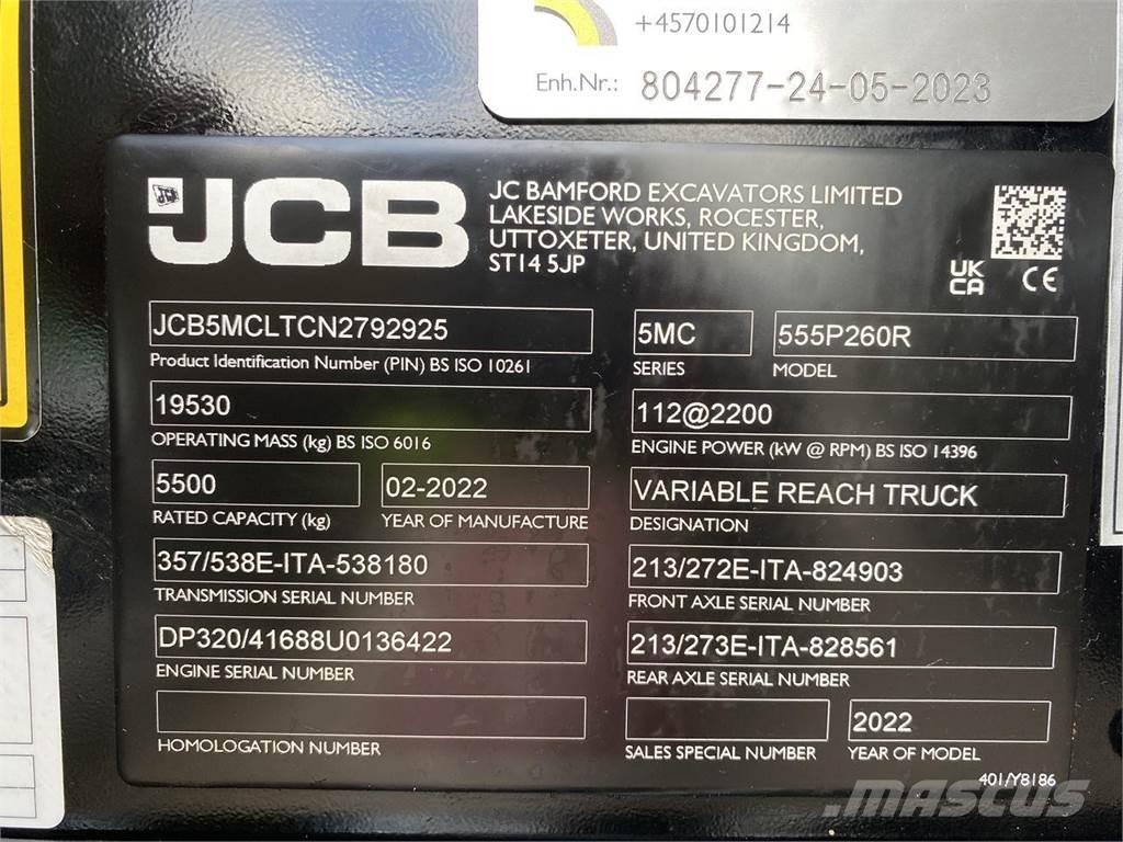 JCB 555-260R Teleskopik yükleyiciler