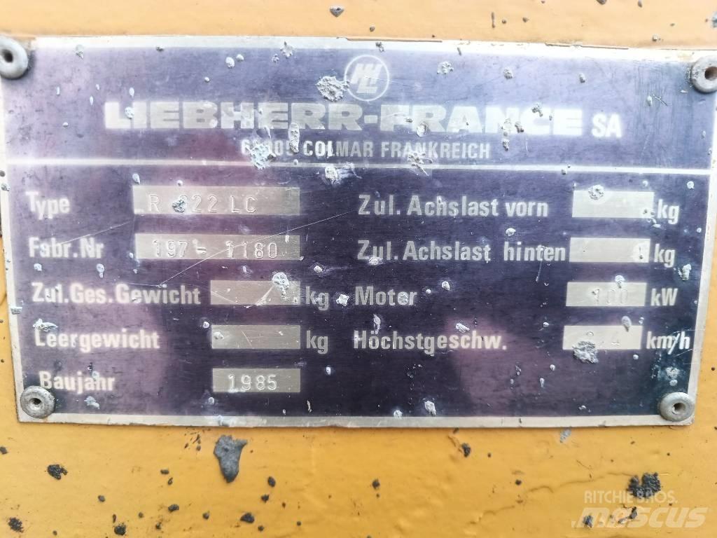 Liebherr R 922 L Paletli ekskavatörler