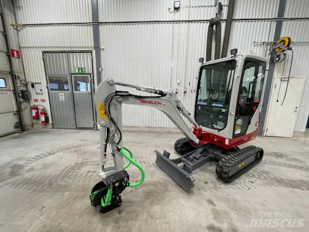 Takeuchi TB 320 Mini ekskavatörler, 7 tona dek