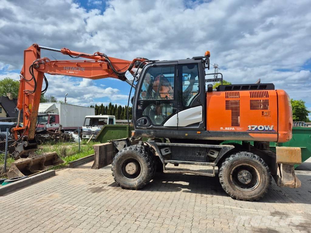 Hitachi ZX 170 W-6 Lastik tekerli ekskavatörler