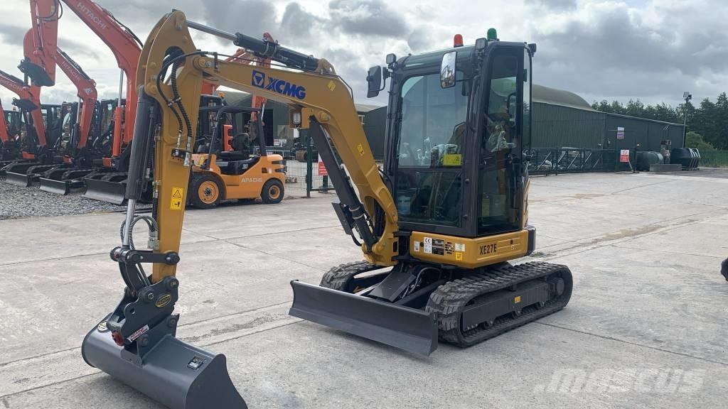 XCMG XE27E Mini ekskavatörler, 7 tona dek