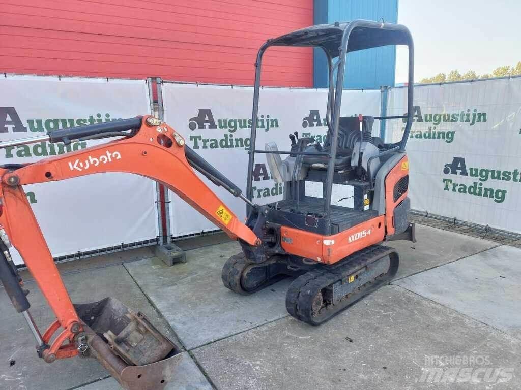 Kubota KX-015-4 Mini ekskavatörler, 7 tona dek