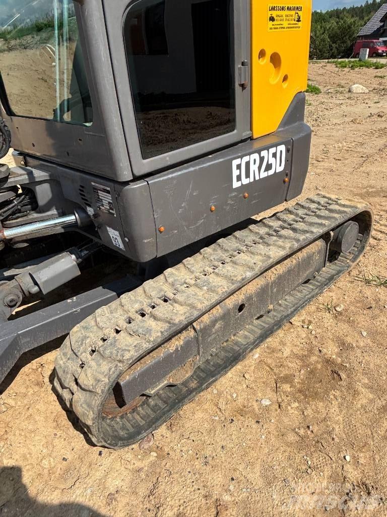 Volvo ECR 25 D Mini ekskavatörler, 7 tona dek