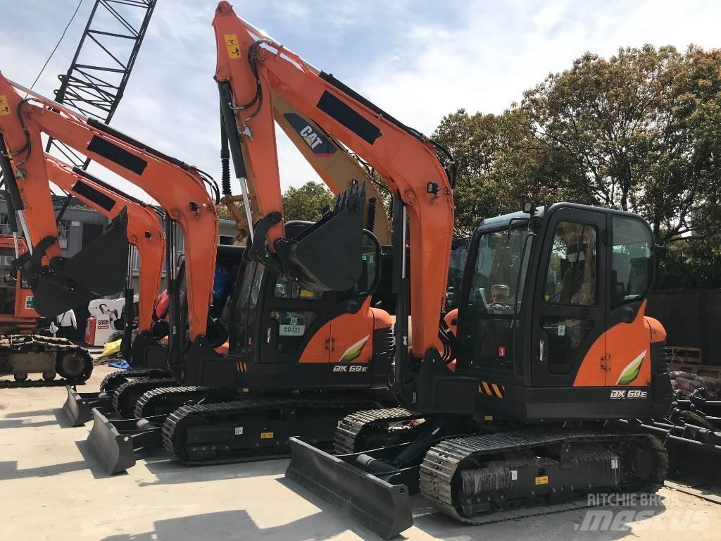Doosan DX 60 Mini ekskavatörler, 7 tona dek