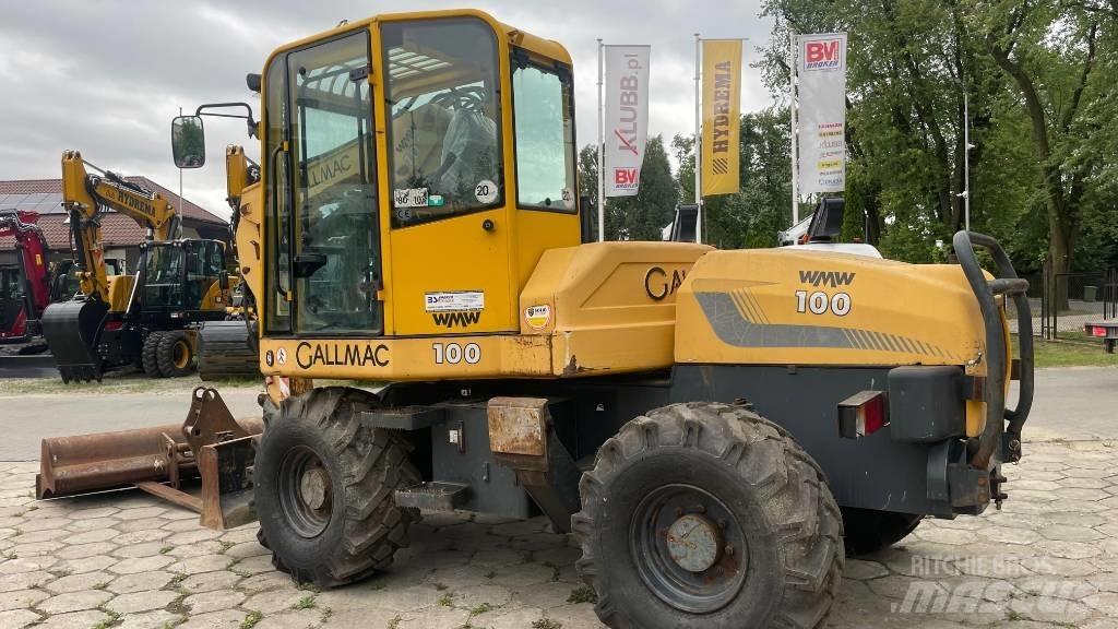 Gallmac WMW 100 Lastik tekerli ekskavatörler