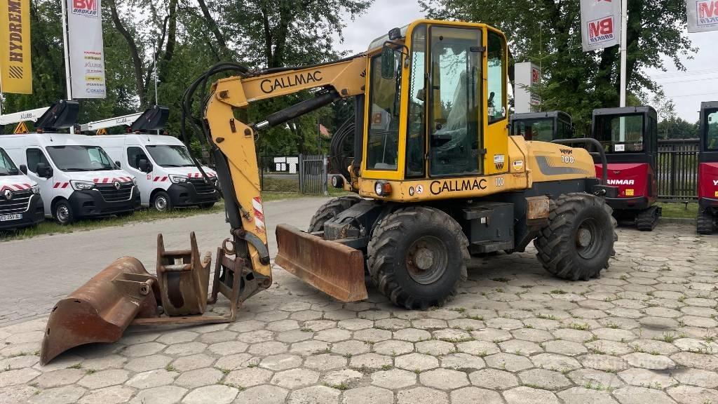 Gallmac WMW 100 Lastik tekerli ekskavatörler