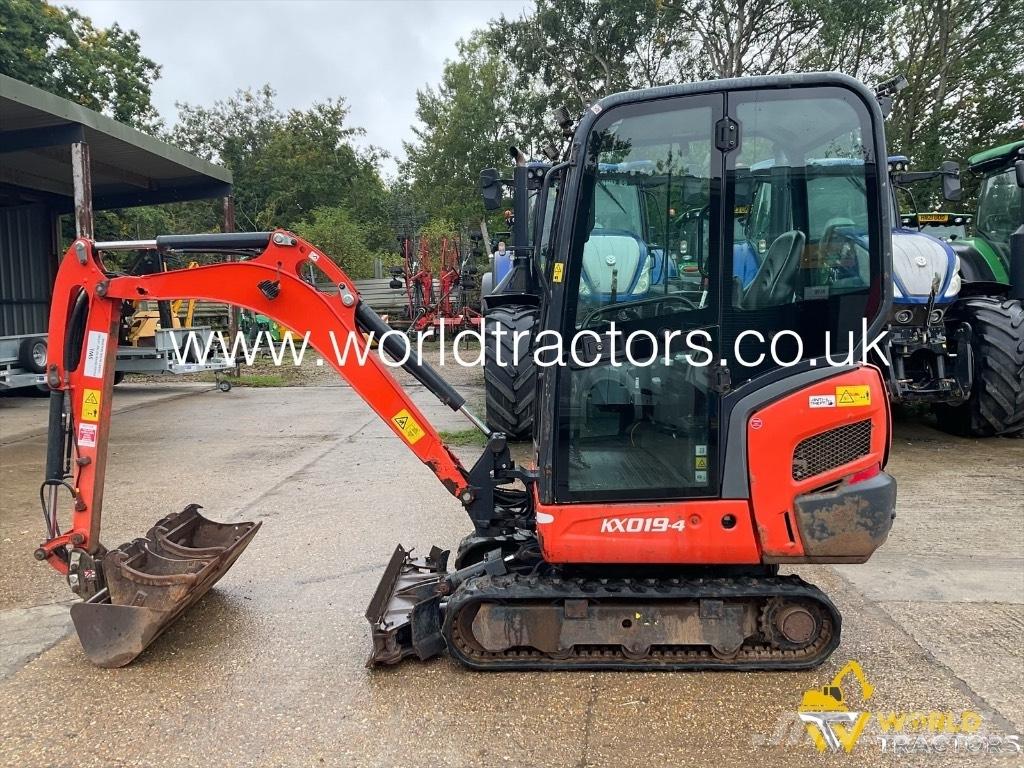 Kubota KX 019-4 Mini ekskavatörler, 7 tona dek