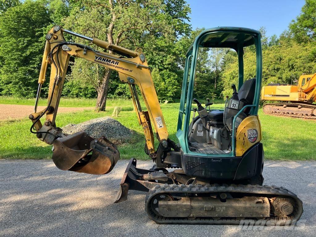 Yanmar Vio 25-4 Mini ekskavatörler, 7 tona dek