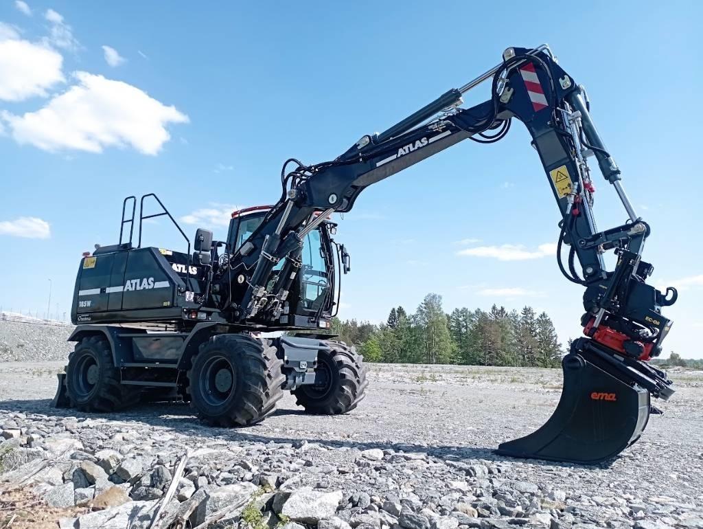 Atlas 185w Lastik tekerli ekskavatörler