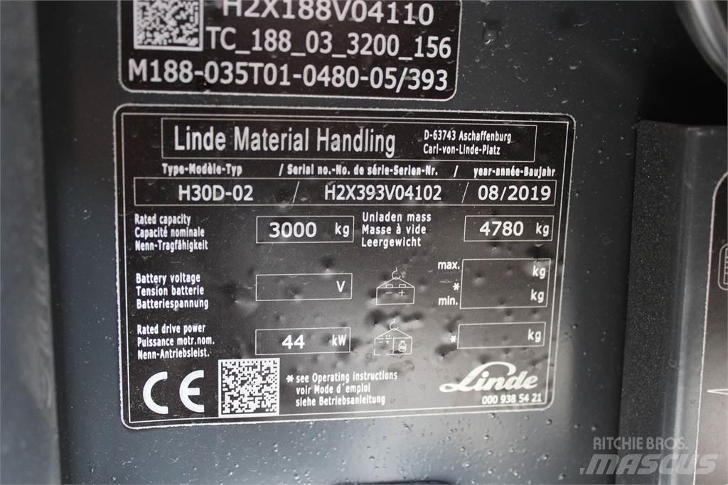 Linde H30D Dizel forkliftler