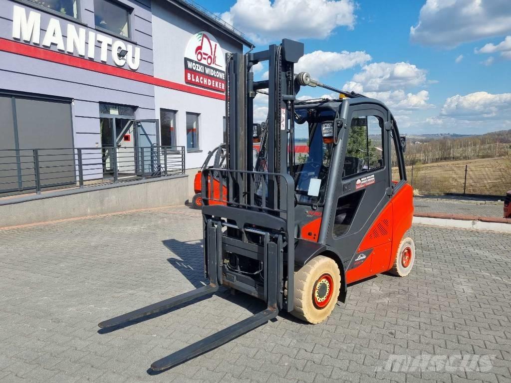 Linde H30T-02 LPG'li forkliftler