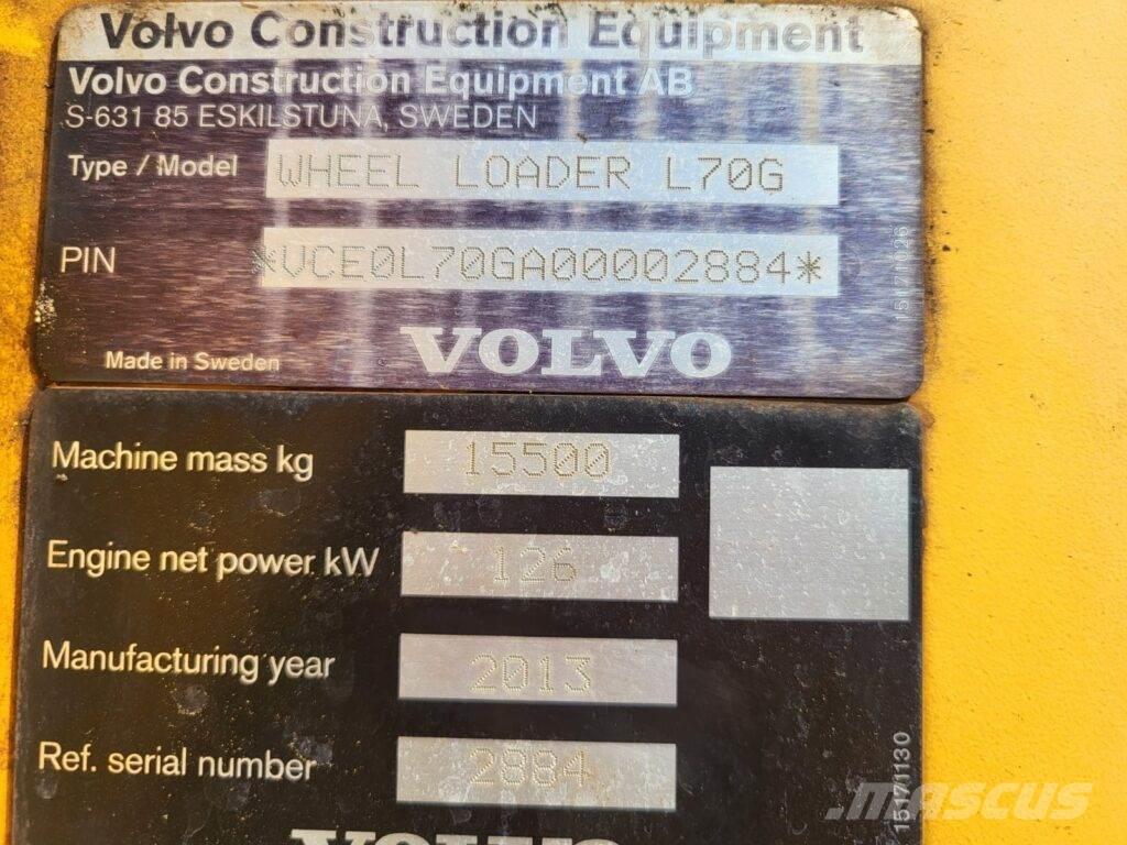 Volvo L70G Tekerlekli yükleyiciler