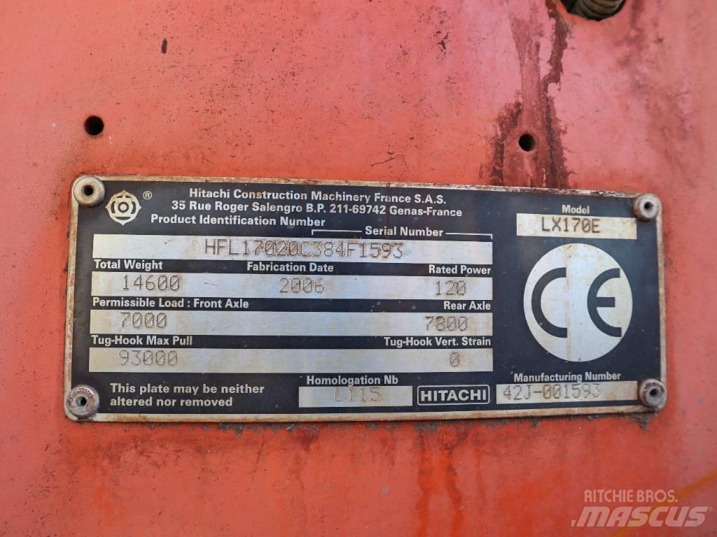 Hitachi LX 170 E Tekerlekli yükleyiciler