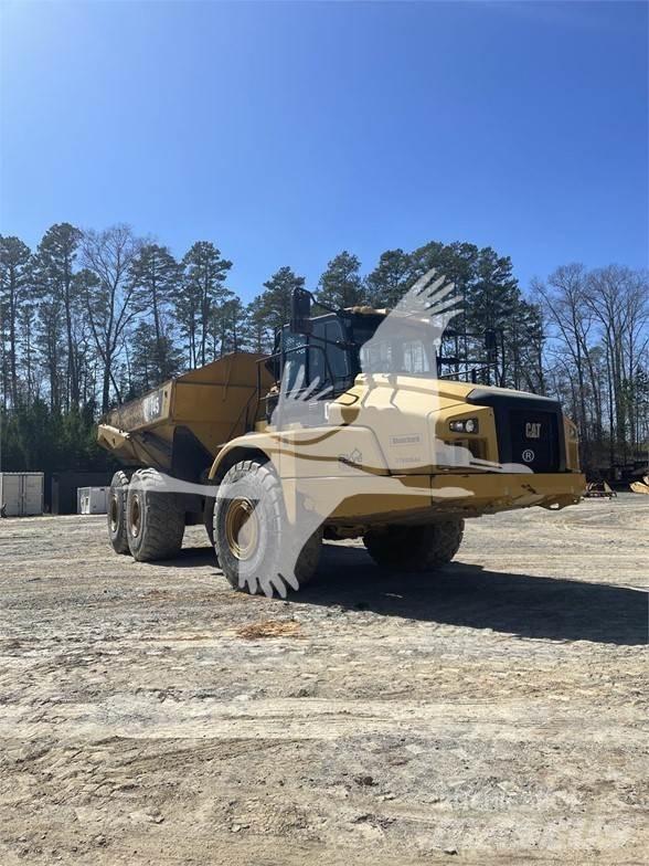 CAT 745 Belden kirma kaya kamyonu
