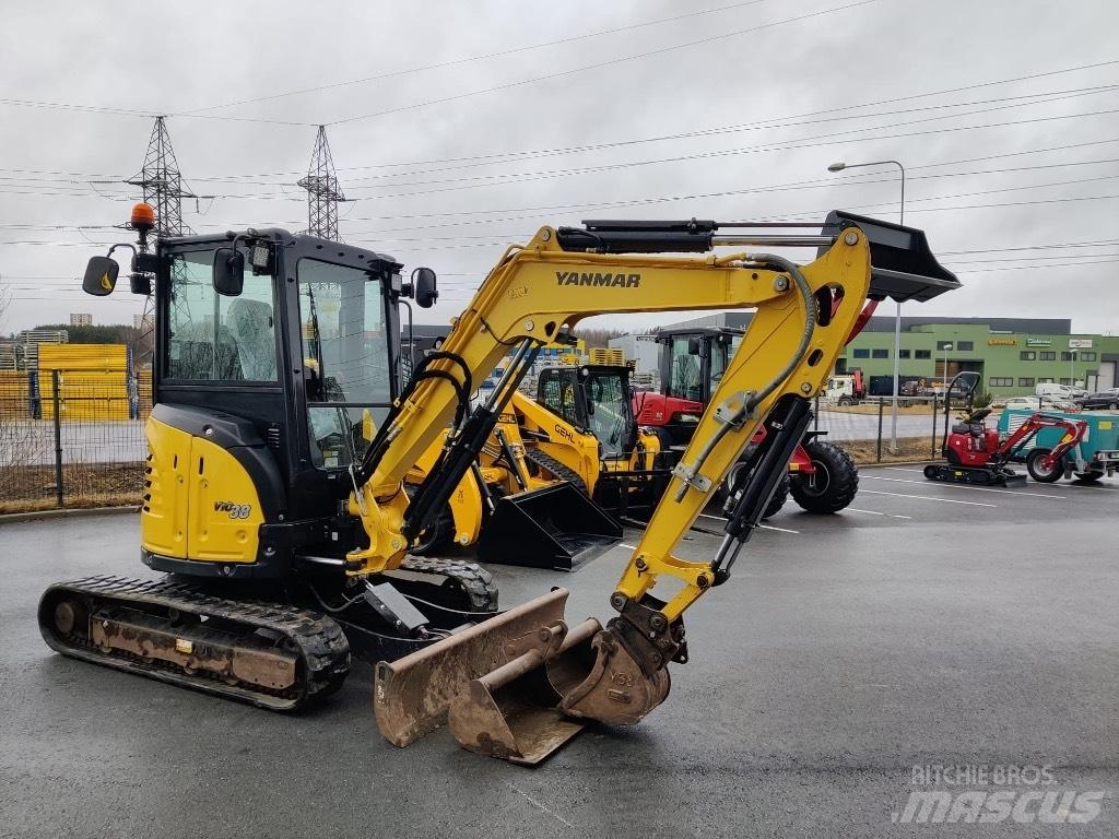 Yanmar VIO38-6 Mini ekskavatörler, 7 tona dek