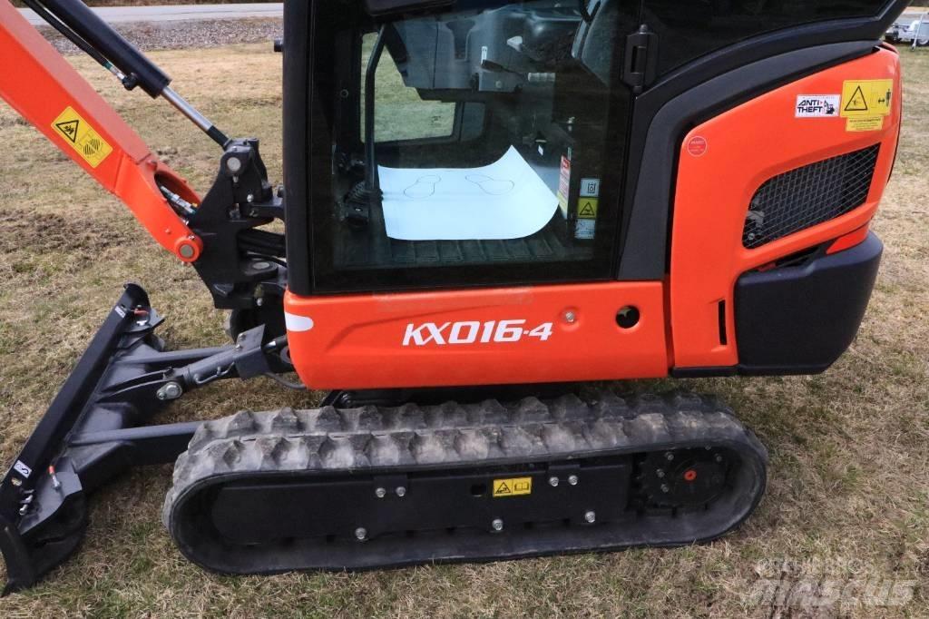 Kubota KX016-4 Mini ekskavatörler, 7 tona dek