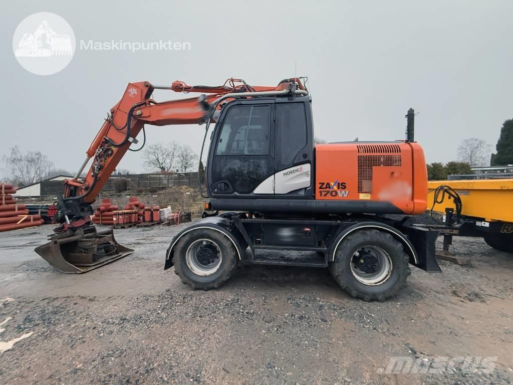 Hitachi ZX 170 W-5 B Lastik tekerli ekskavatörler