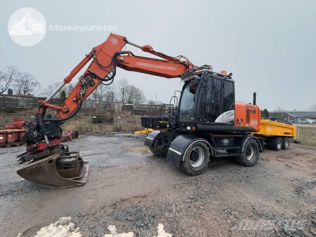 Hitachi ZX 170 W-5 B Lastik tekerli ekskavatörler