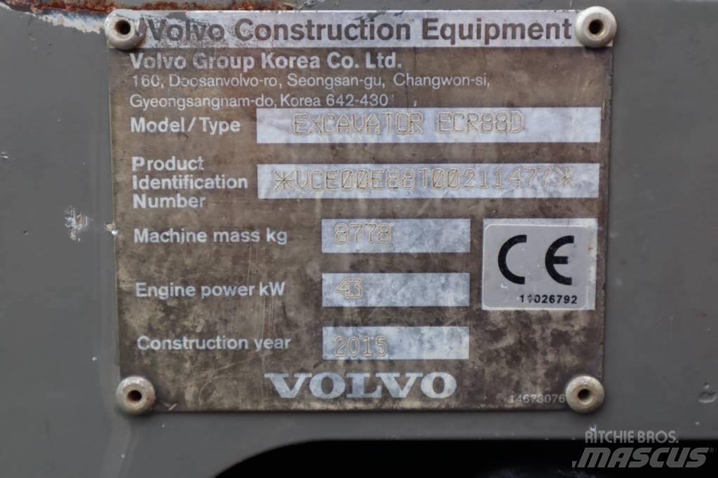 Volvo ECR88D Midi ekskavatörler 7 - 12 t