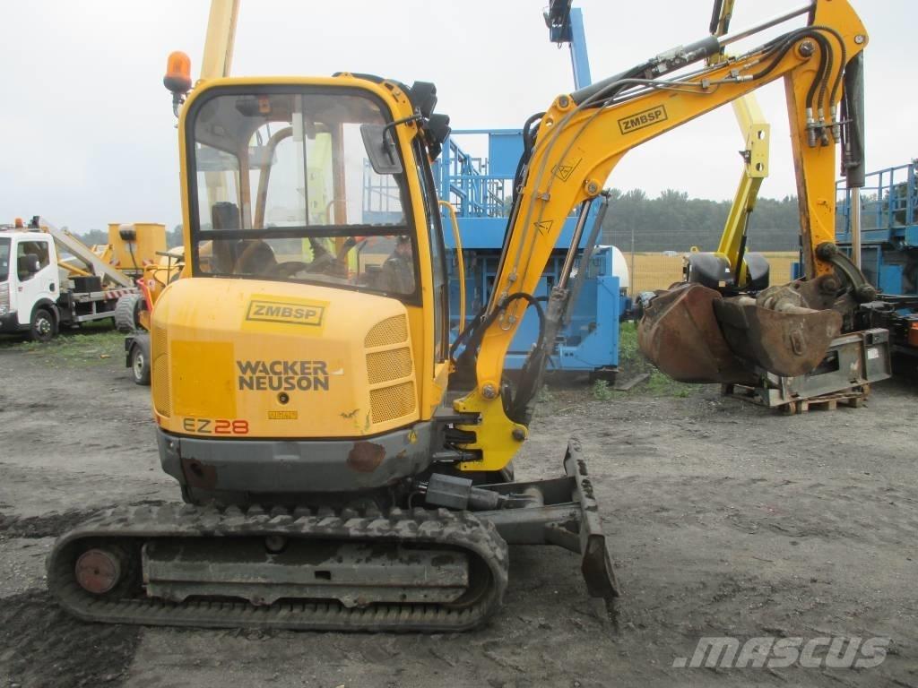 Wacker Neuson EZ 28 Mini ekskavatörler, 7 tona dek